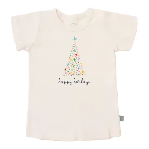 Finn   Emma - Graphic Tee - Happy Holidays Tree