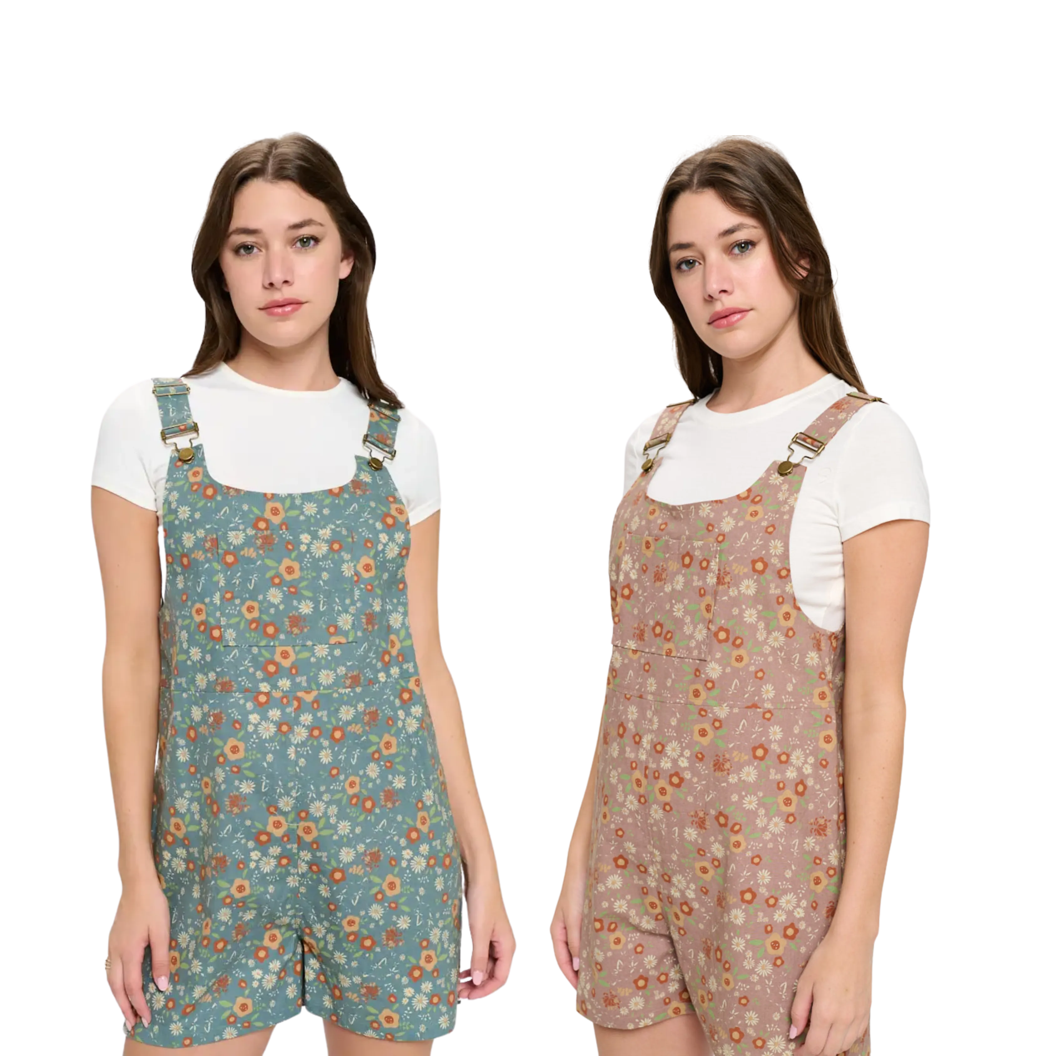 Floral Daisy Dreams Shortalls