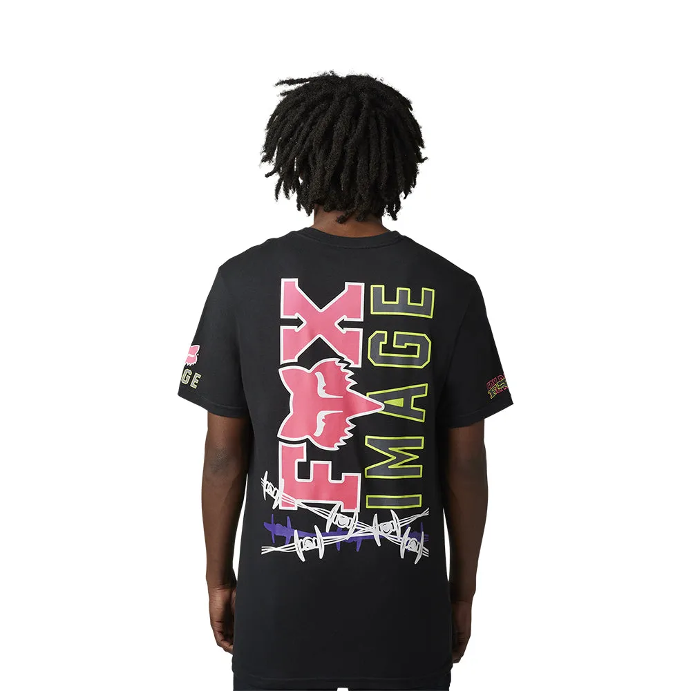 FOX BARBED WIRE SS PREMIUM TEE [BLACK] S