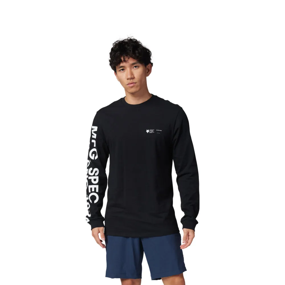 FOX BARGE PREMIUM LS TEE [BLACK]