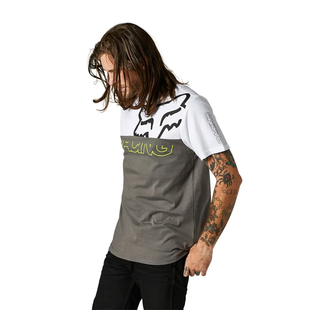 FOX SKEW SS CREW TEE [WHITE] M
