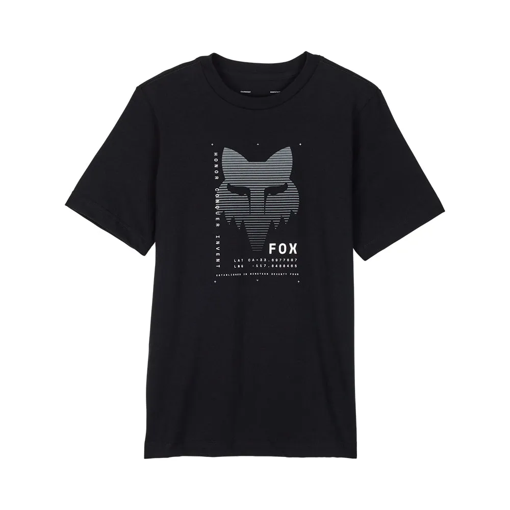 FOX YOUTH DISPUTE PREMIUM SS TEE [BLACK]
