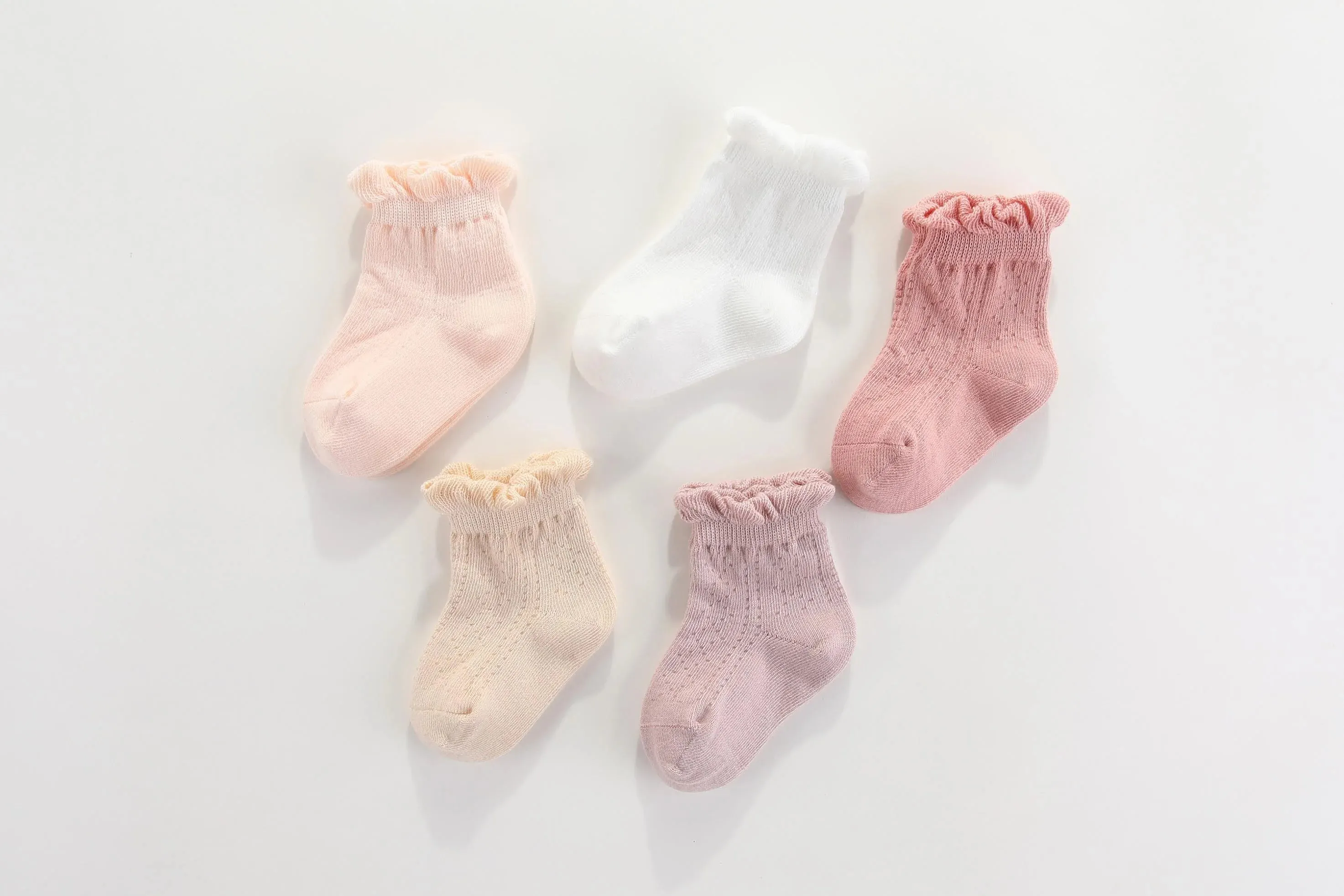 Frilly Crew Socks - Mist