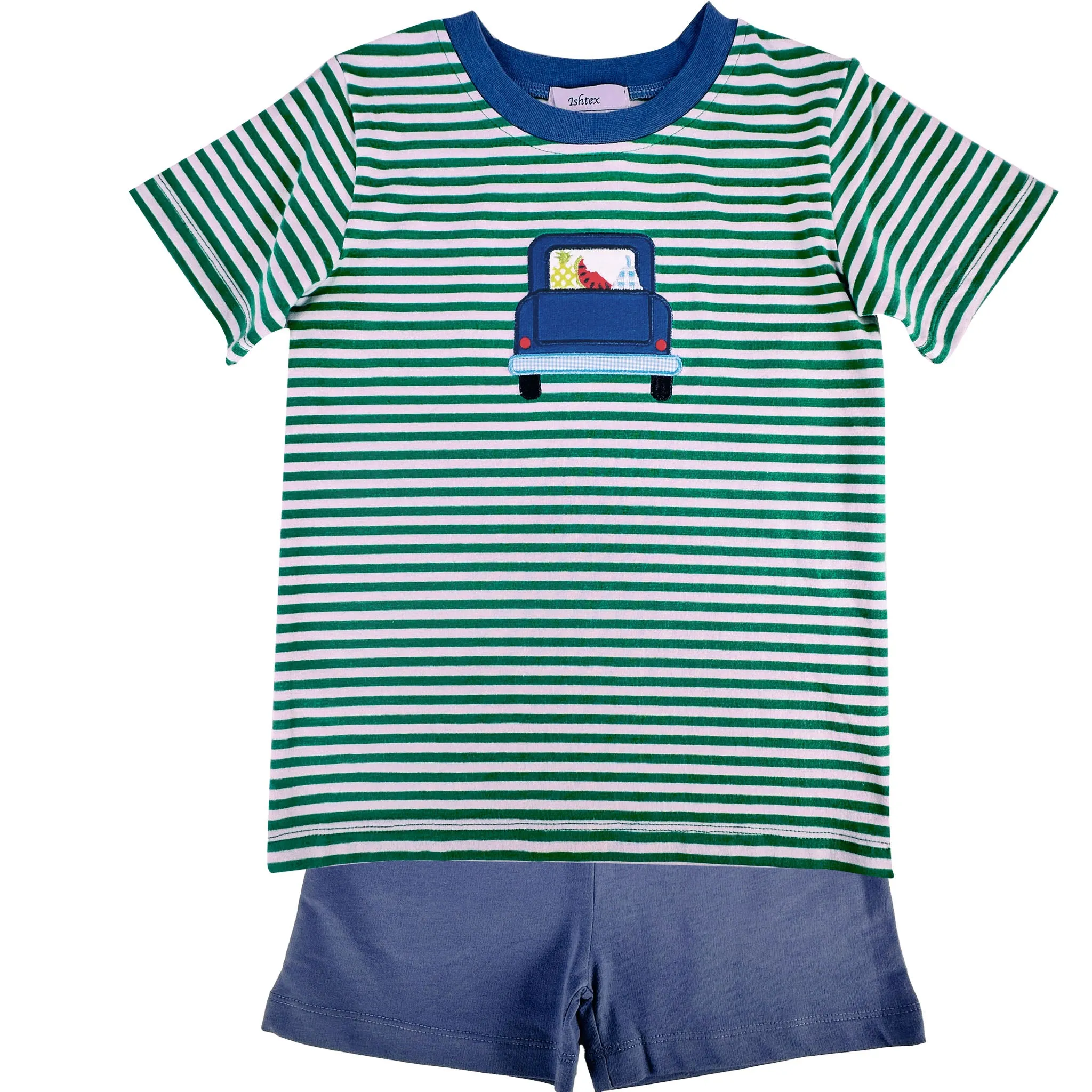 Fruit Pickup Truck Boy's Shorts Set
