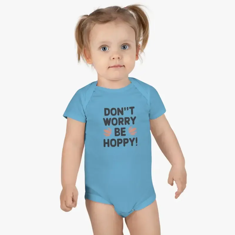 Fun Kids Short Sleeve Onesie with Snap Closure