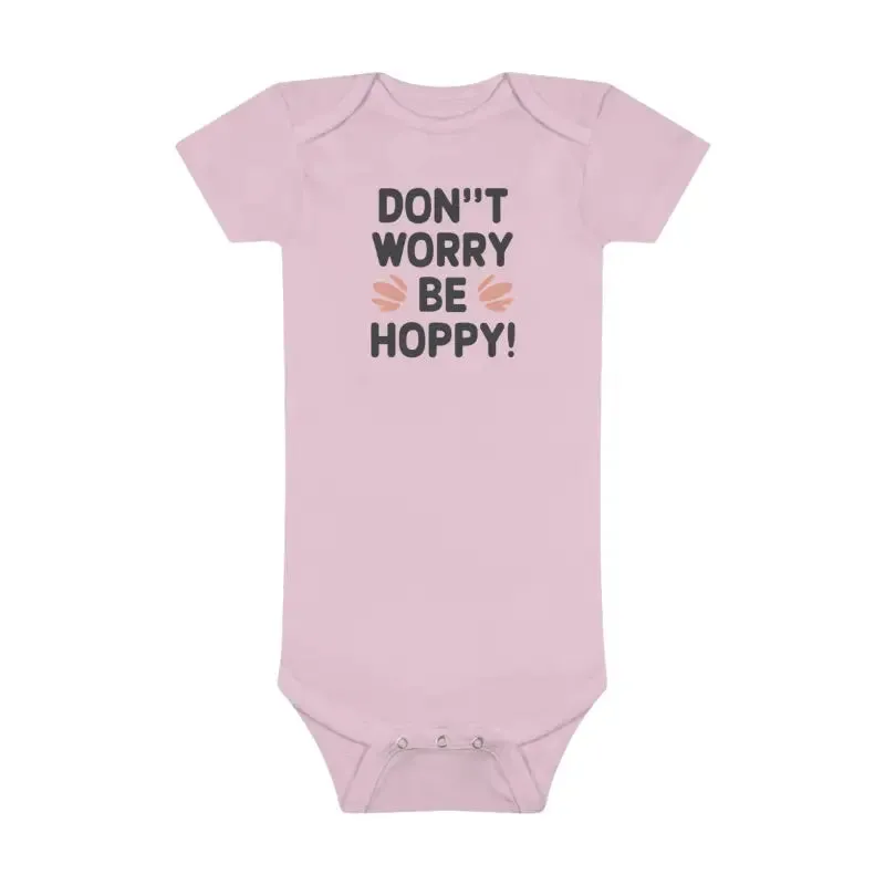Fun Kids Short Sleeve Onesie with Snap Closure