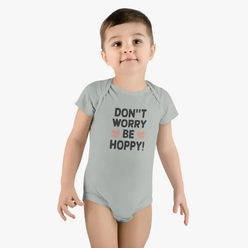 Fun Kids Short Sleeve Onesie with Snap Closure
