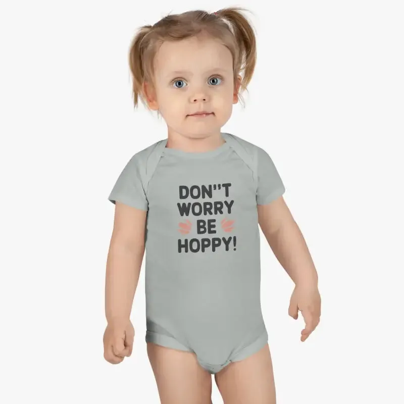 Fun Kids Short Sleeve Onesie with Snap Closure