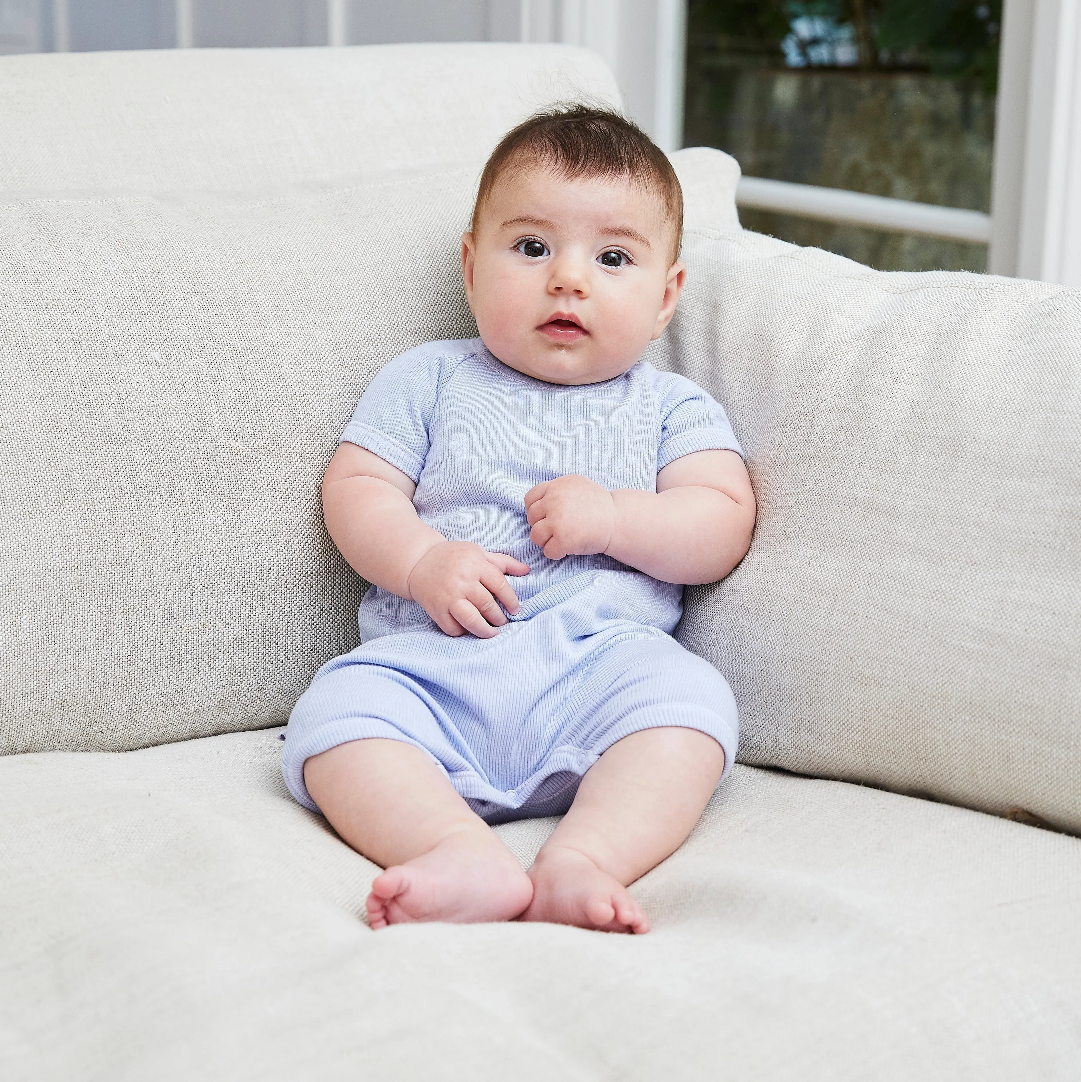 Garment Dye Ribbed Onesie