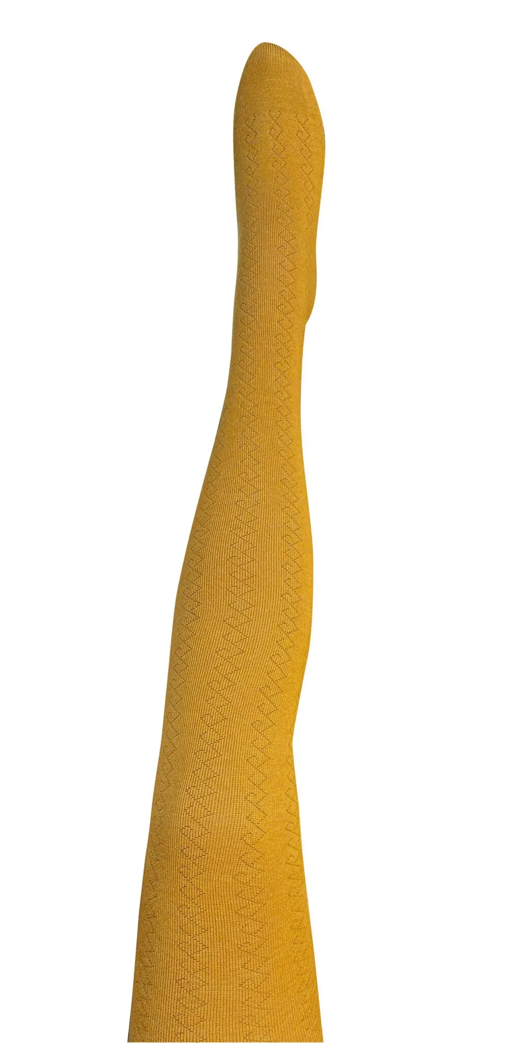 Geo Wool Tights - Ochre | Tightology