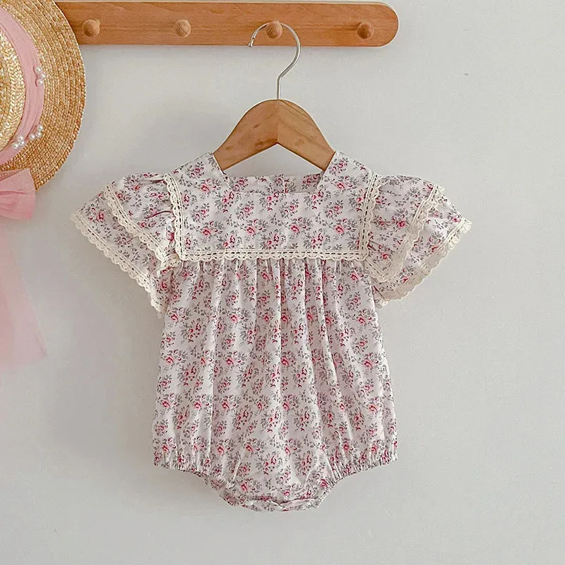 Girls' Printed Short Sleeve Dress