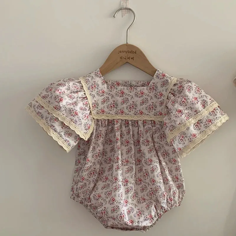 Girls' Printed Short Sleeve Dress