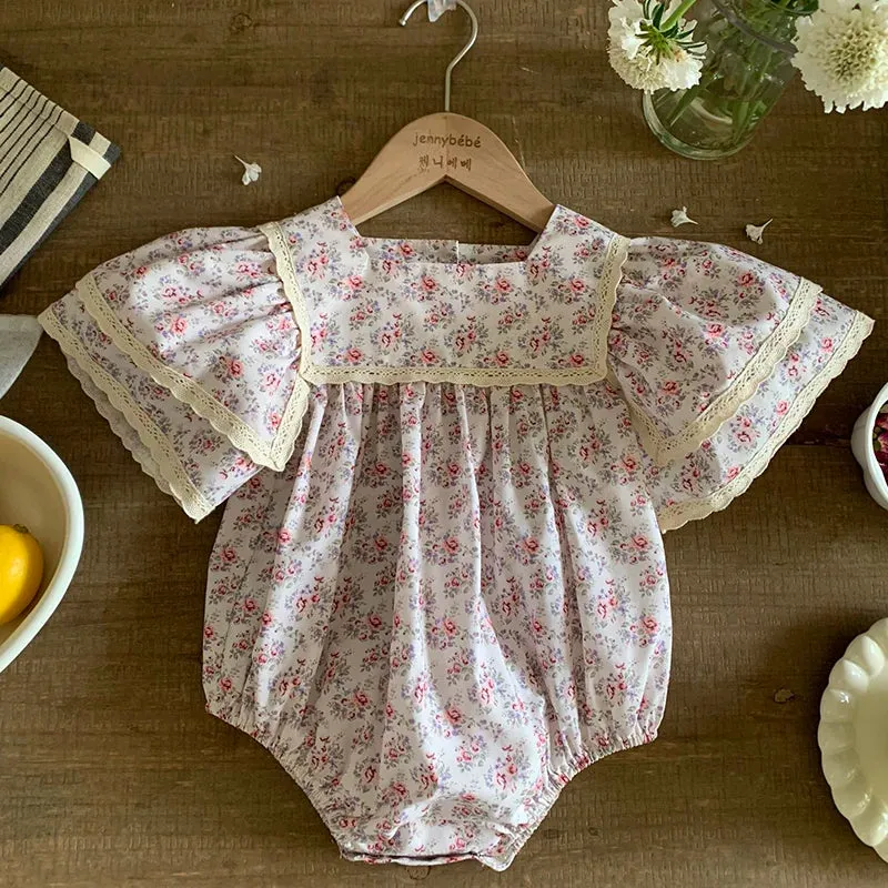 Girls' Printed Short Sleeve Dress