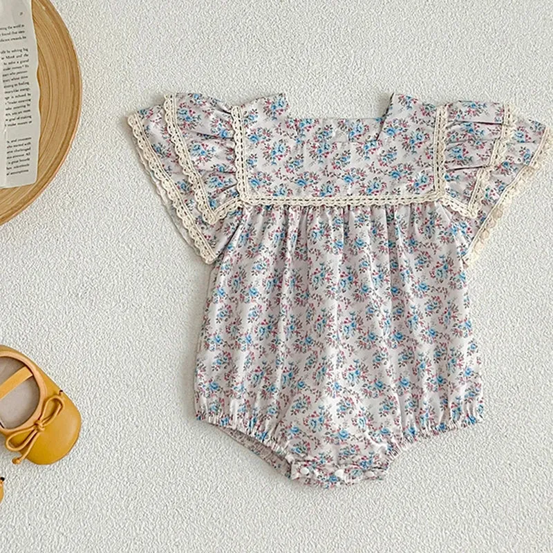 Girls' Printed Short Sleeve Dress