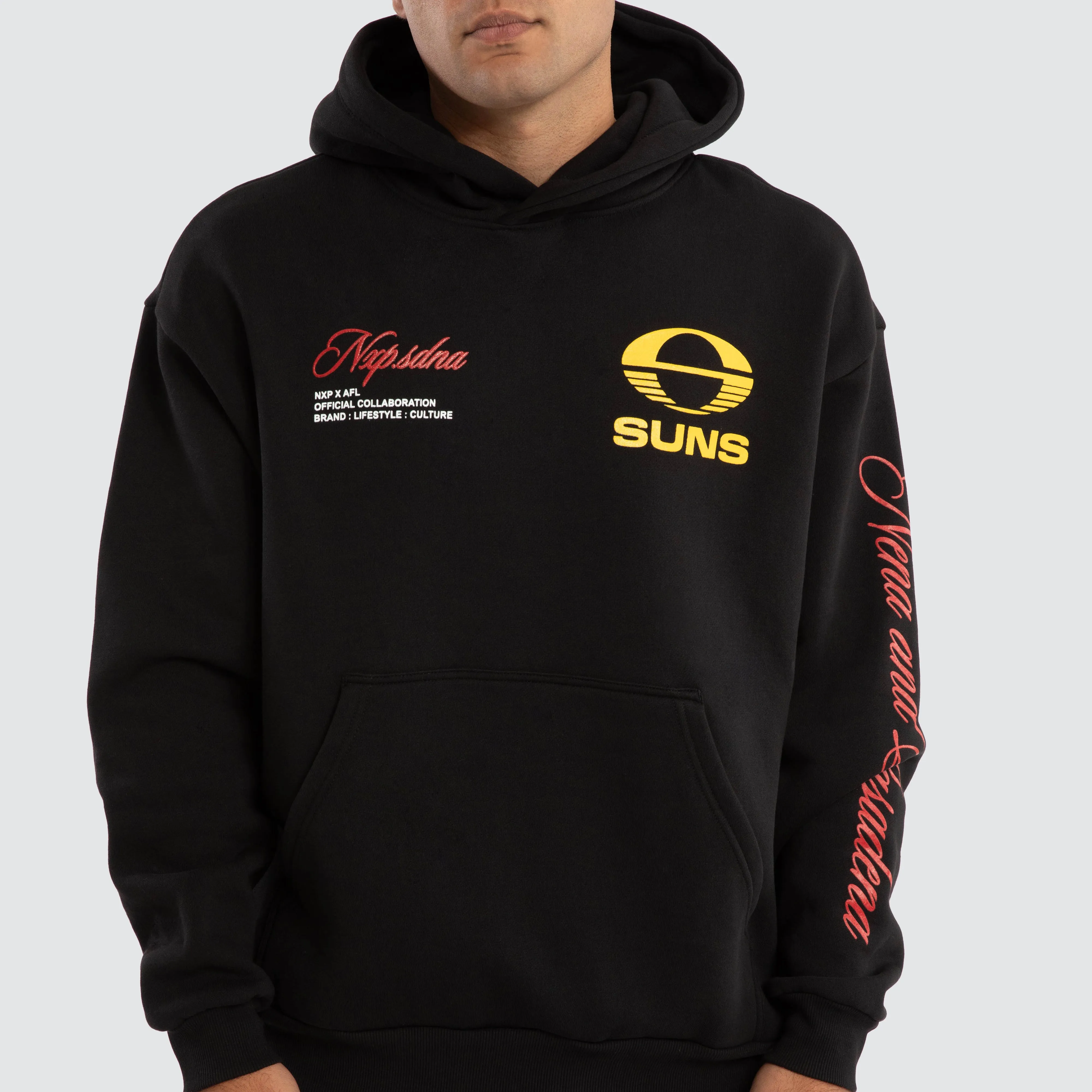 Gold Coast Suns AFL Season Hoodie Jet Black