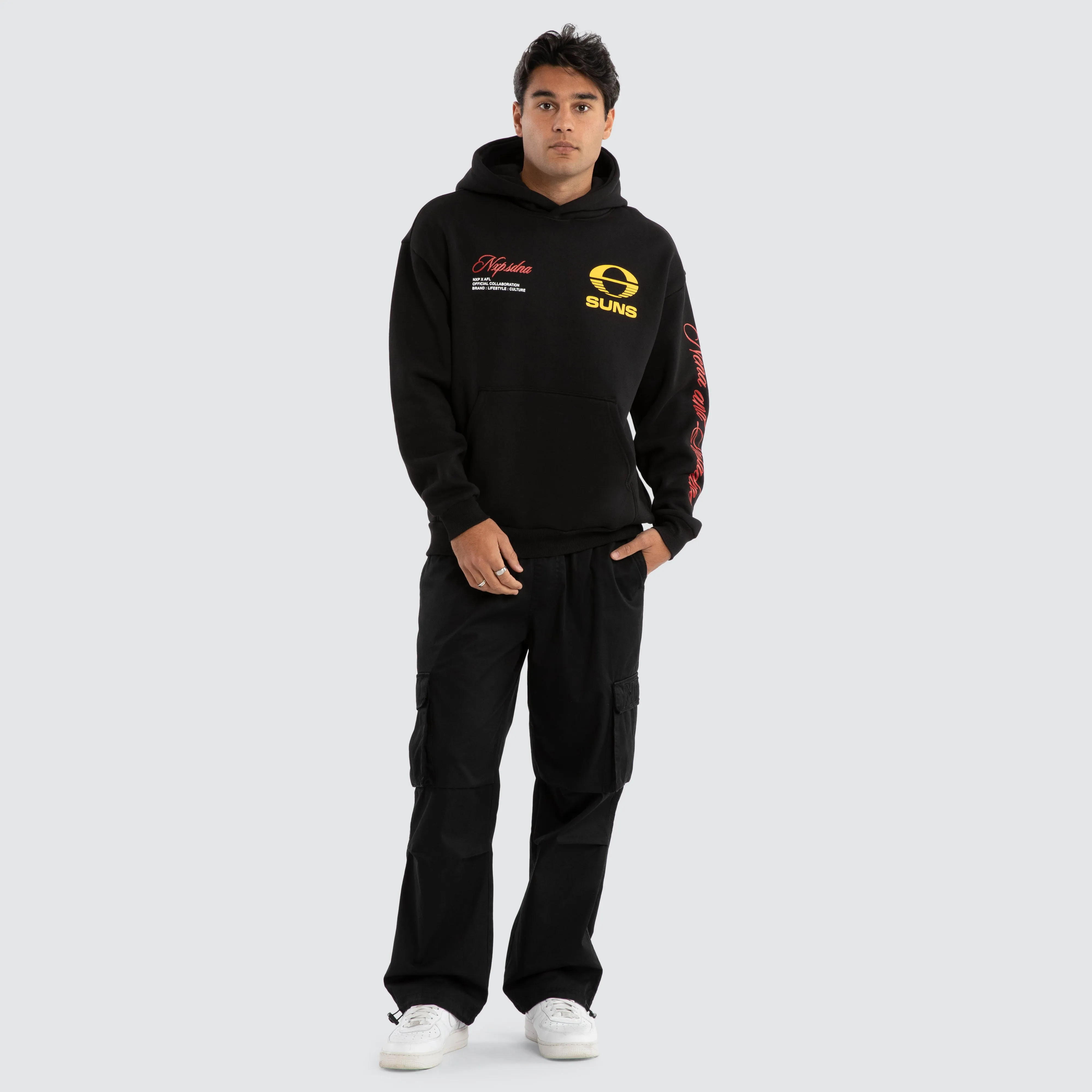 Gold Coast Suns AFL Season Hoodie Jet Black