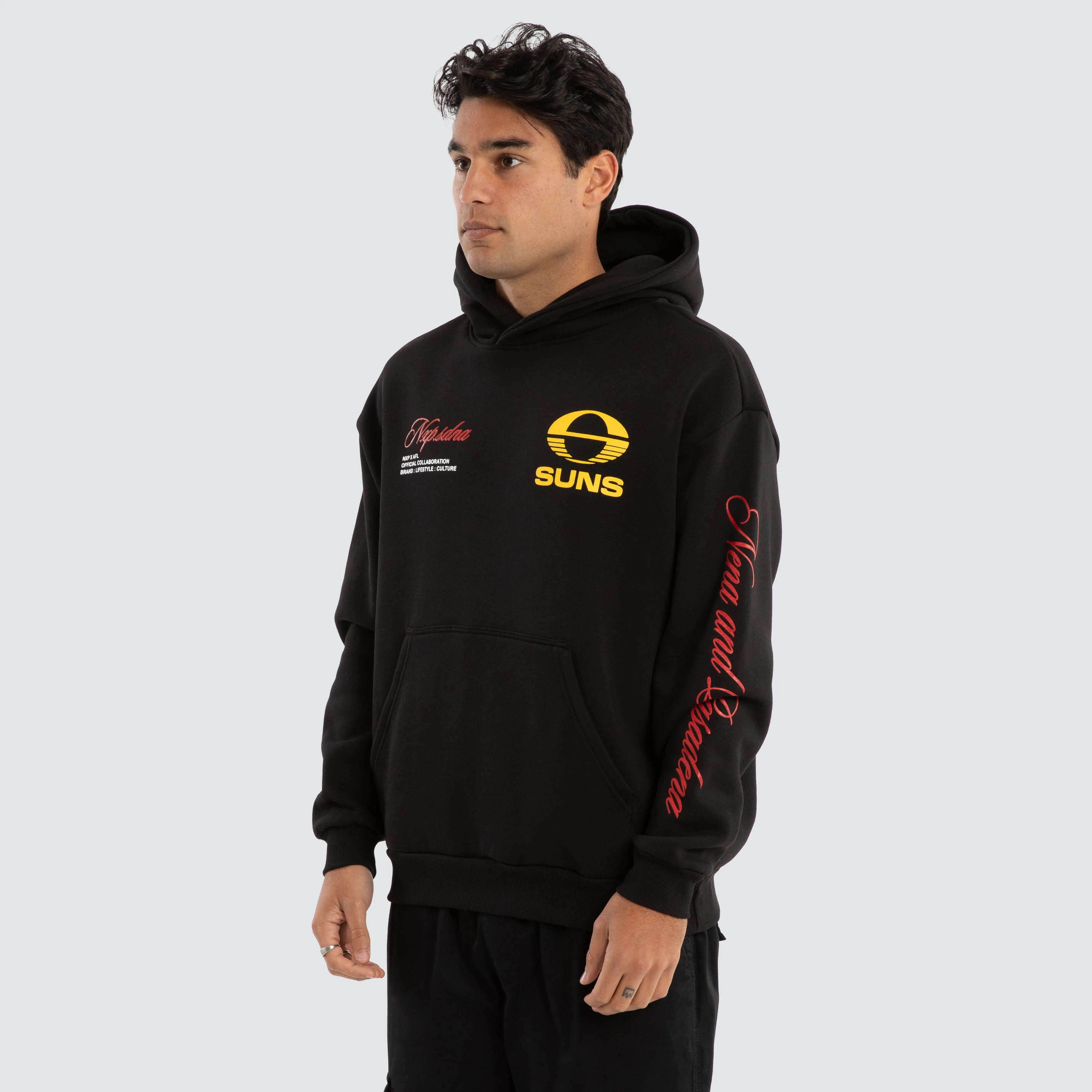 Gold Coast Suns AFL Season Hoodie Jet Black