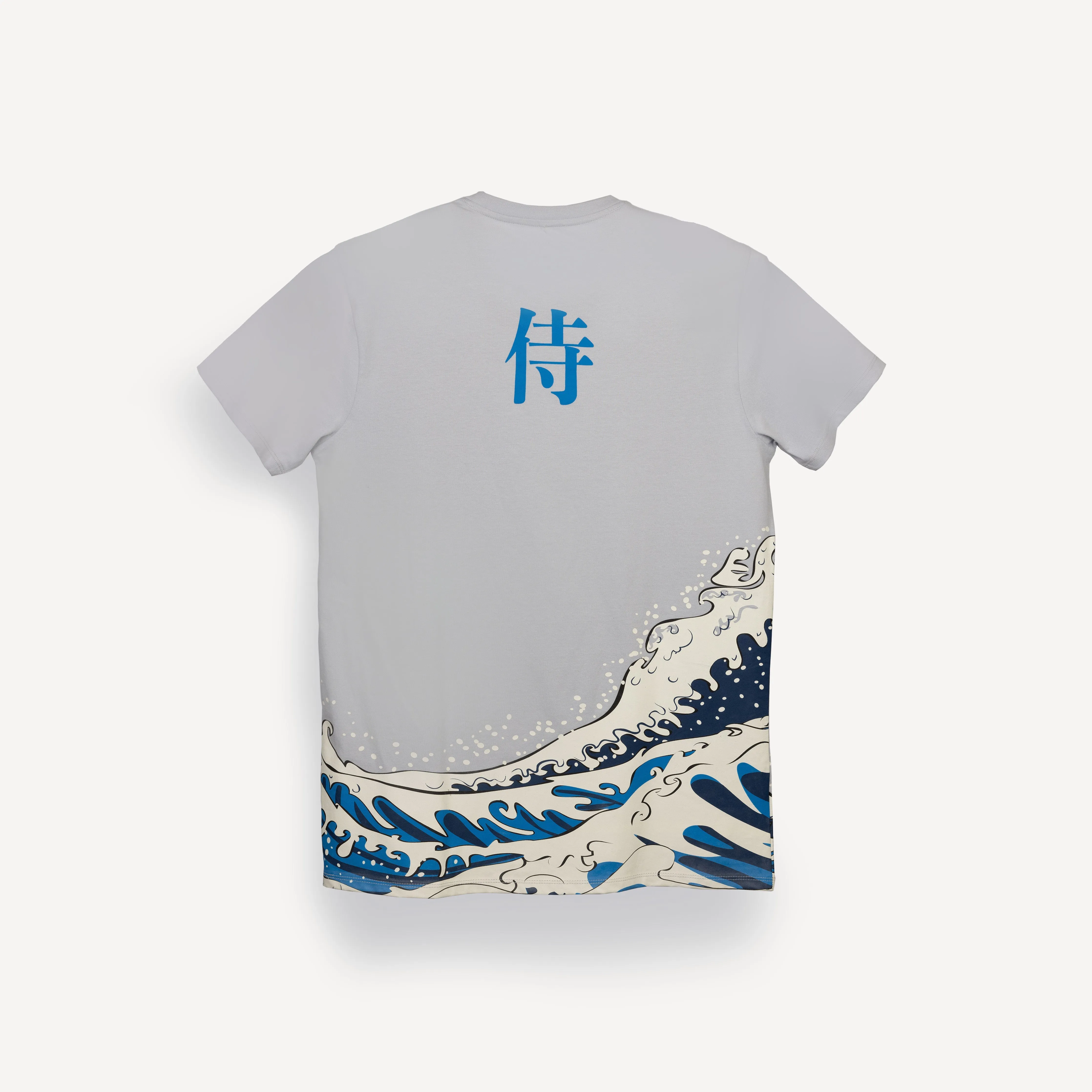 Graphic Wrap Around Crewneck Tee - Micro Chip / Samurai
