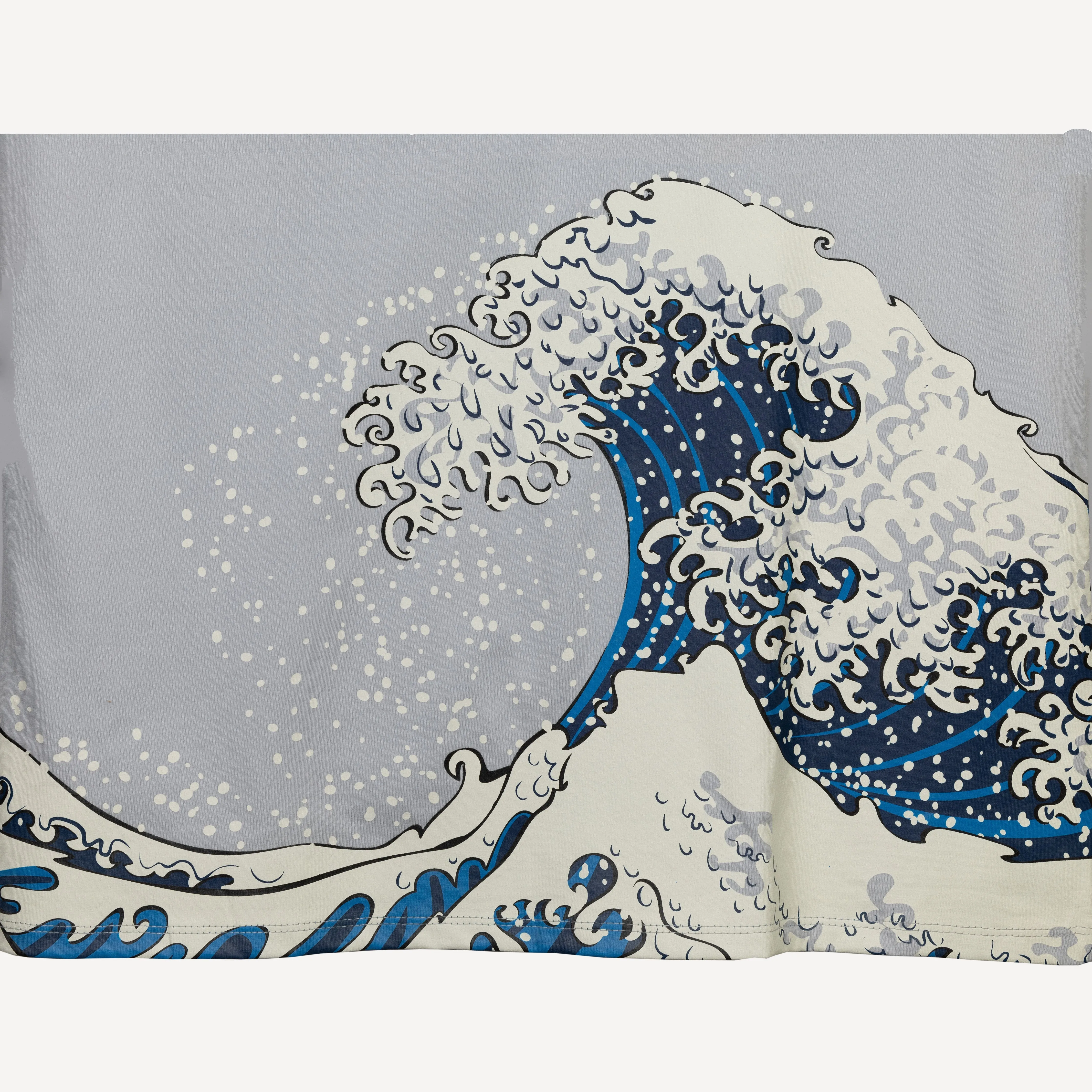Graphic Wrap Around Crewneck Tee - Micro Chip / Samurai