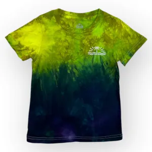Green & Blue Tie Dye Tee Age 4