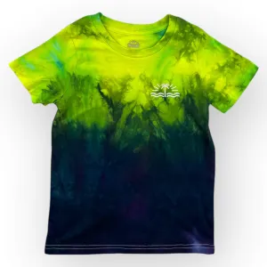 Green & Blue Tie Dye Tee Age 6