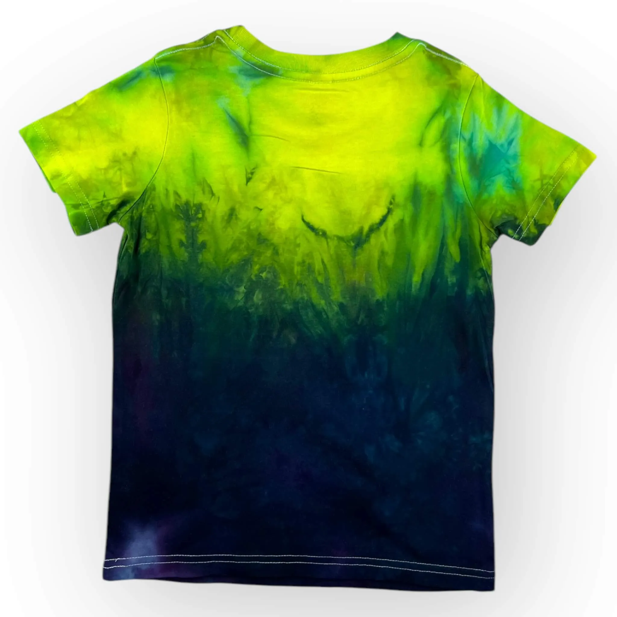 Green & Blue Tie Dye Tee Age 6