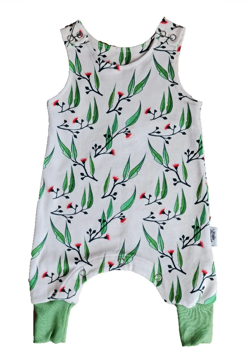 Gum Blossoms | Organic Cotton Romper | Size 000 - 2