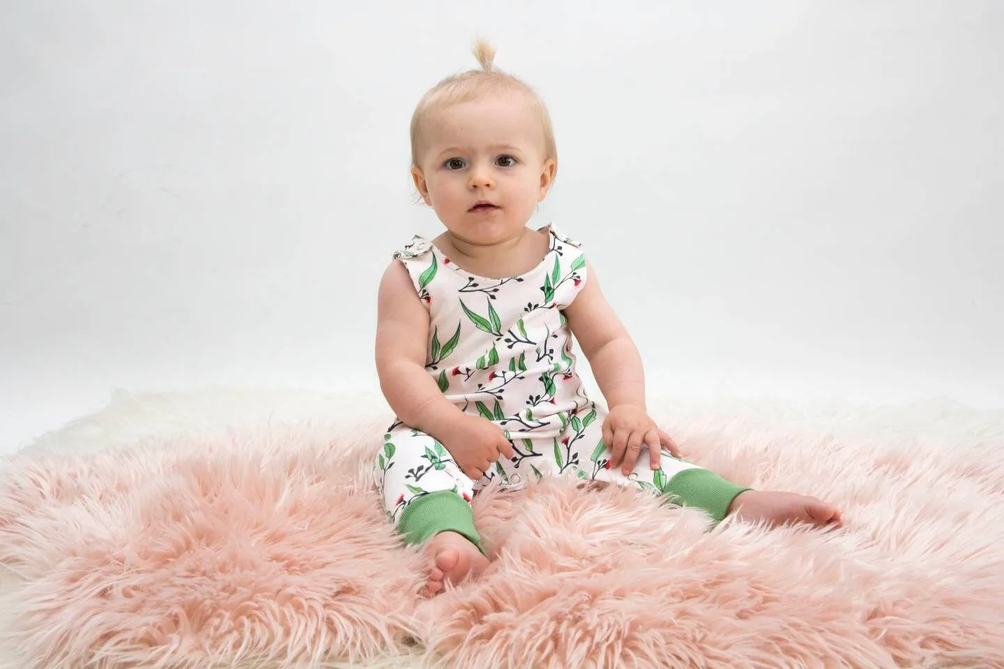 Gum Blossoms | Organic Cotton Romper | Size 000 - 2