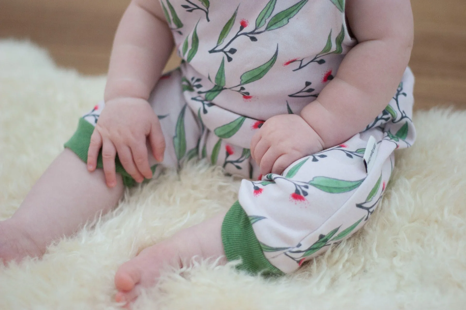 Gum Blossoms | Organic Cotton Romper | Size 000 - 2