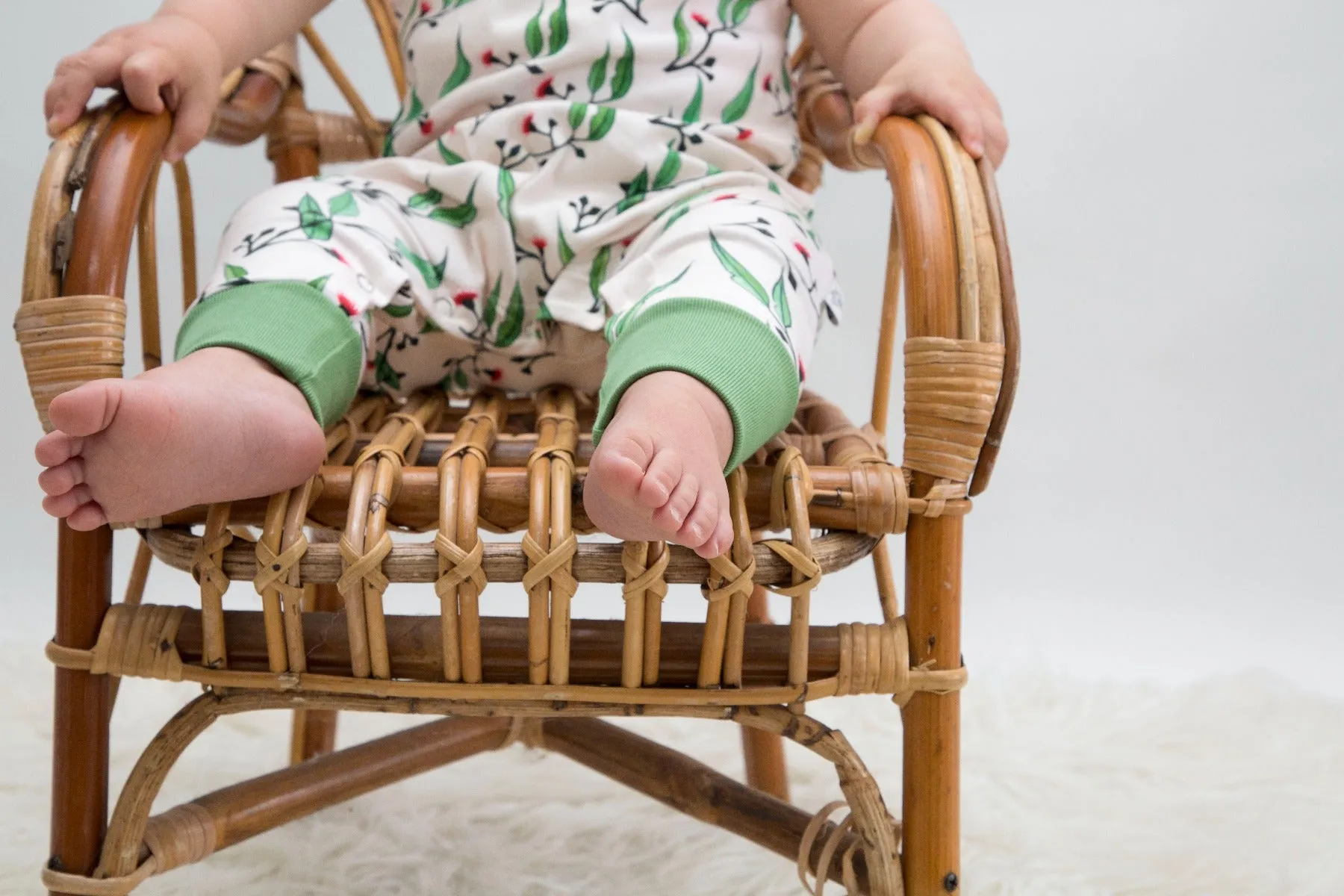 Gum Blossoms | Organic Cotton Romper | Size 000 - 2