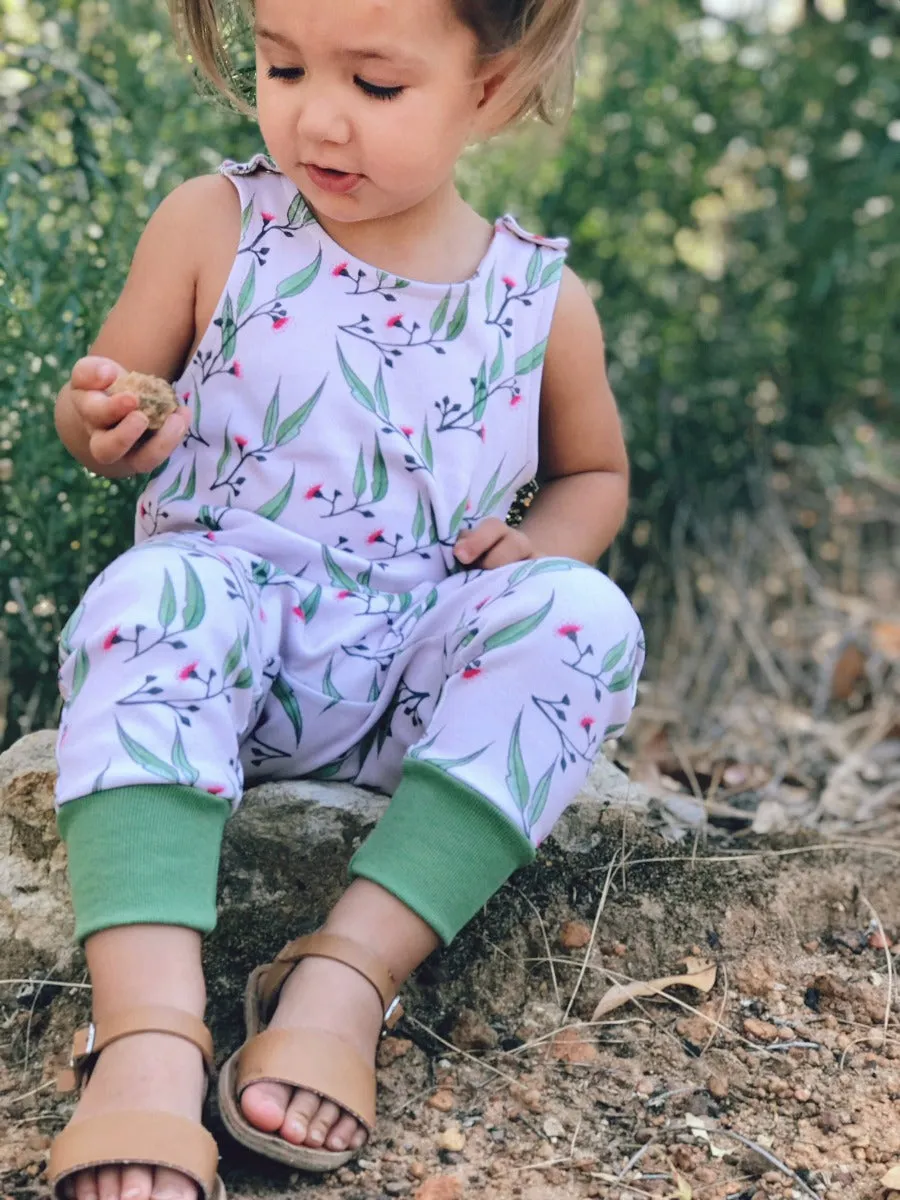 Gum Blossoms | Organic Cotton Romper | Size 000 - 2