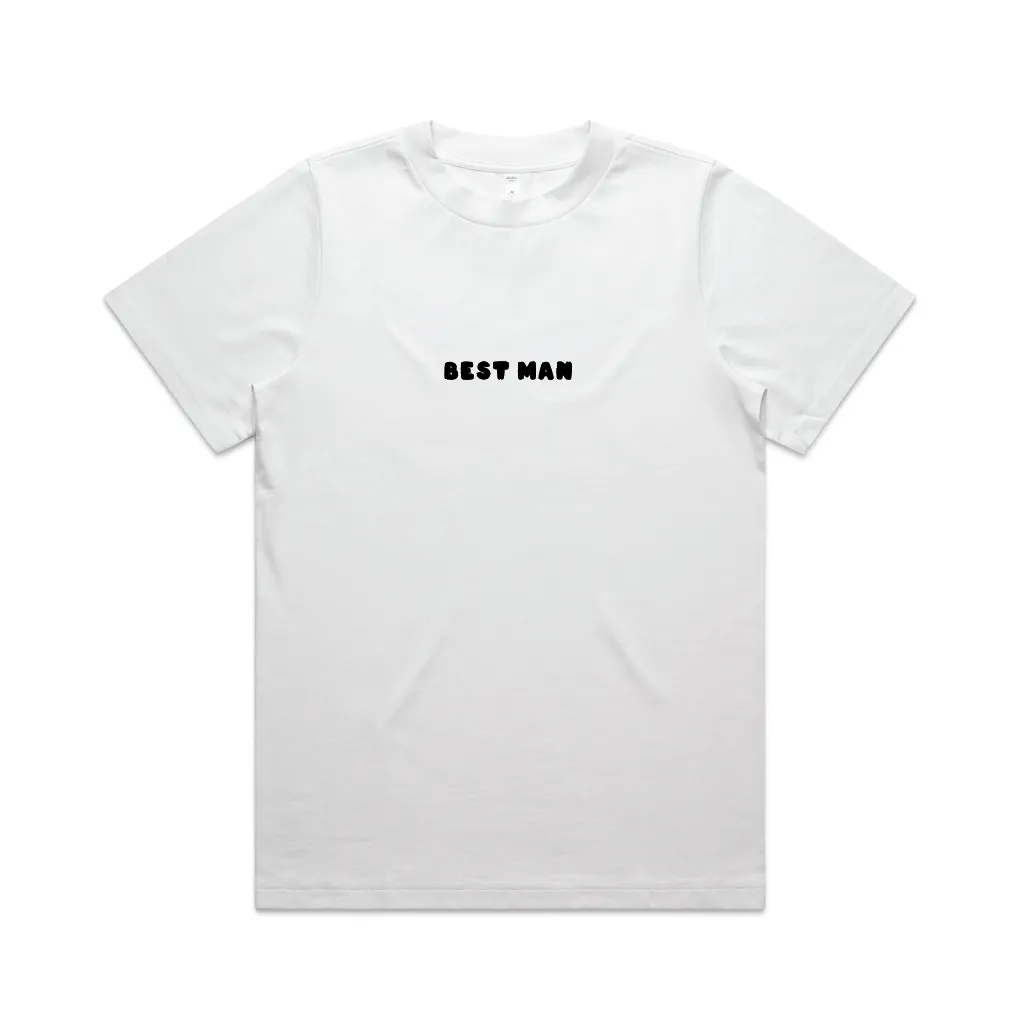 Here Comes The Party Tee | Black on White