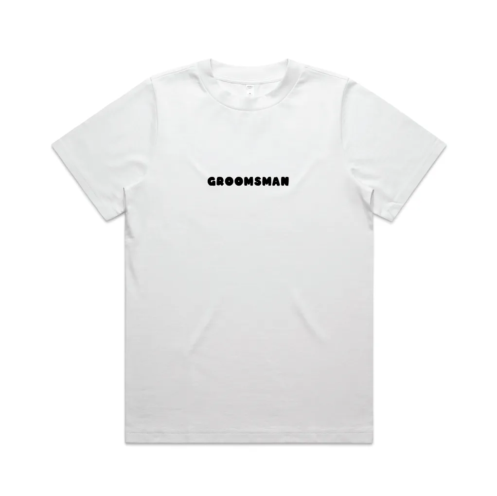 Here Comes The Party Tee | Black on White