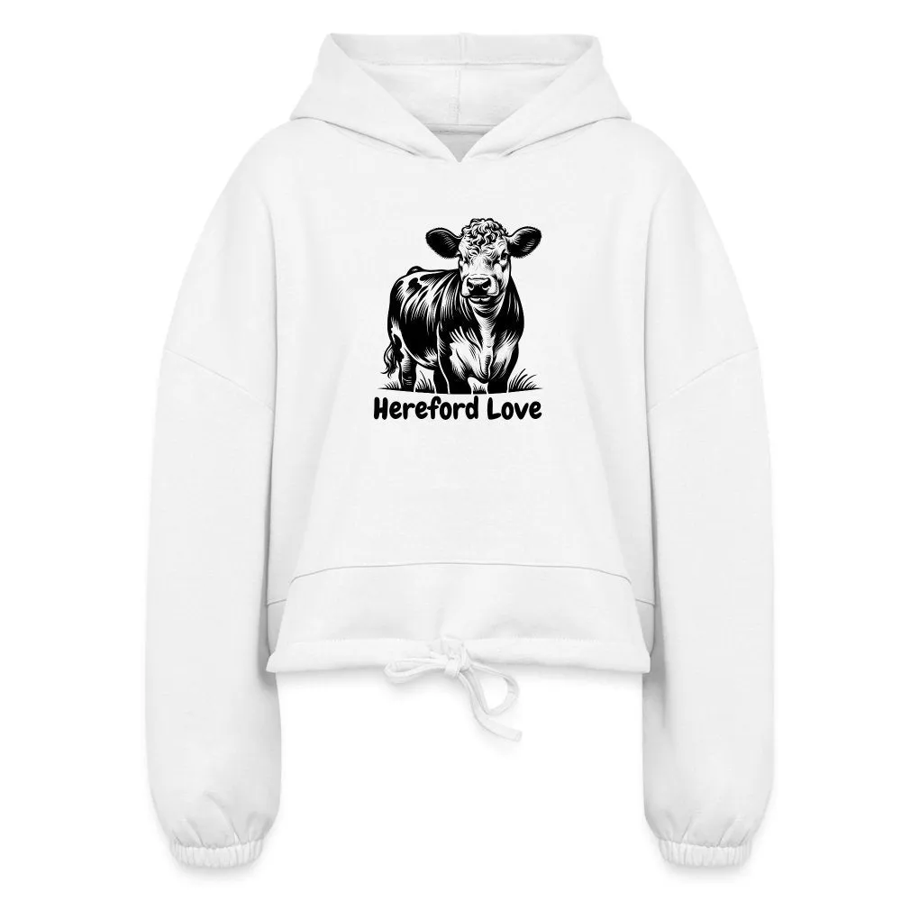 Hereford Love Women’s Cropped Hoodie