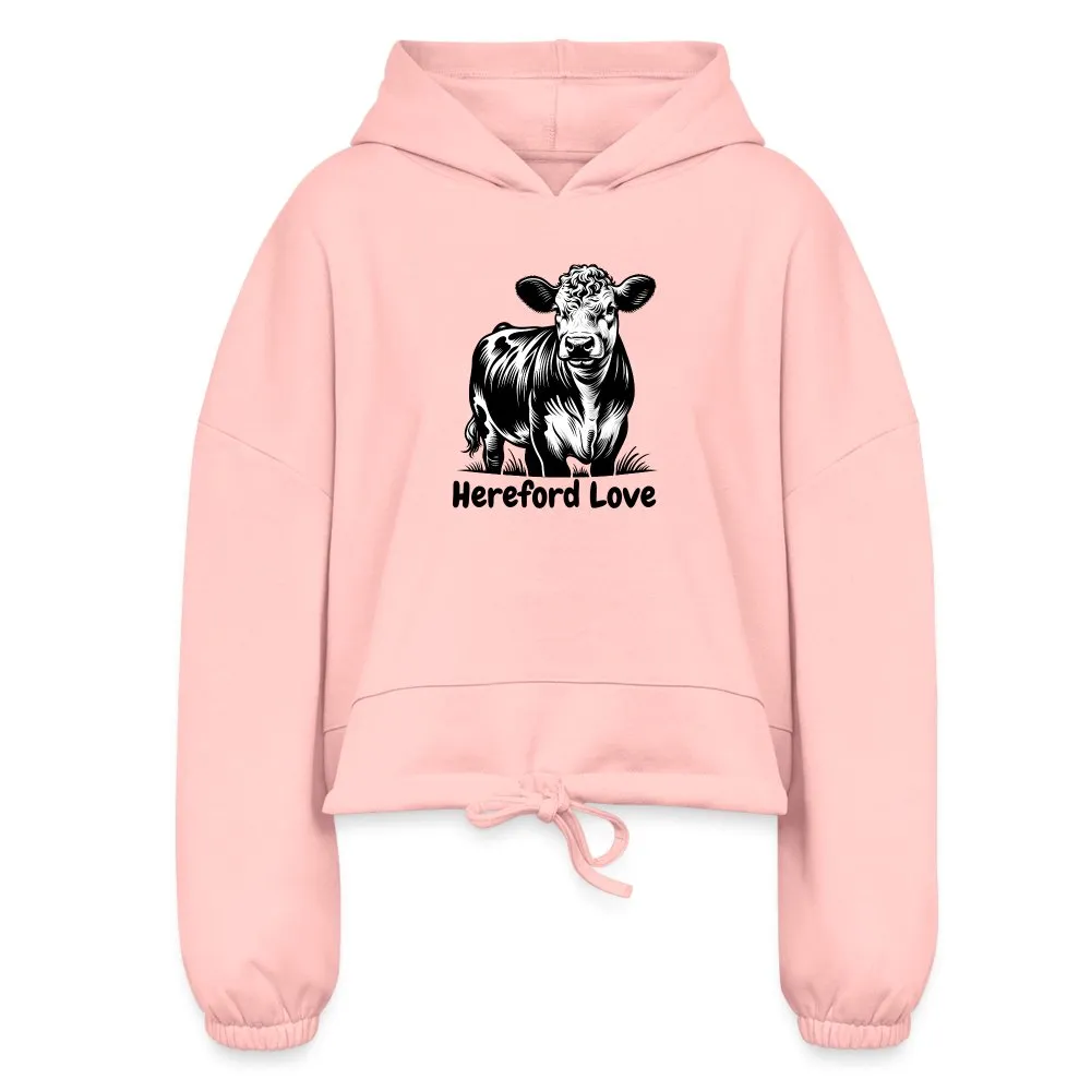 Hereford Love Women’s Cropped Hoodie