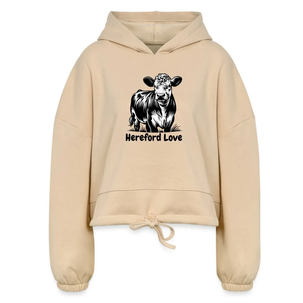 Hereford Love Women’s Cropped Hoodie