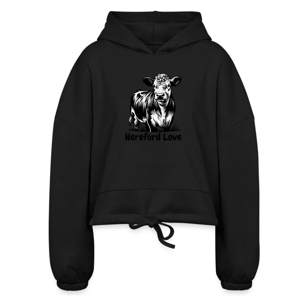 Hereford Love Women’s Cropped Hoodie