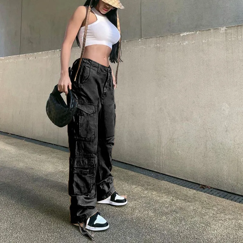 High-waisted overalls-D168 | Inspanda