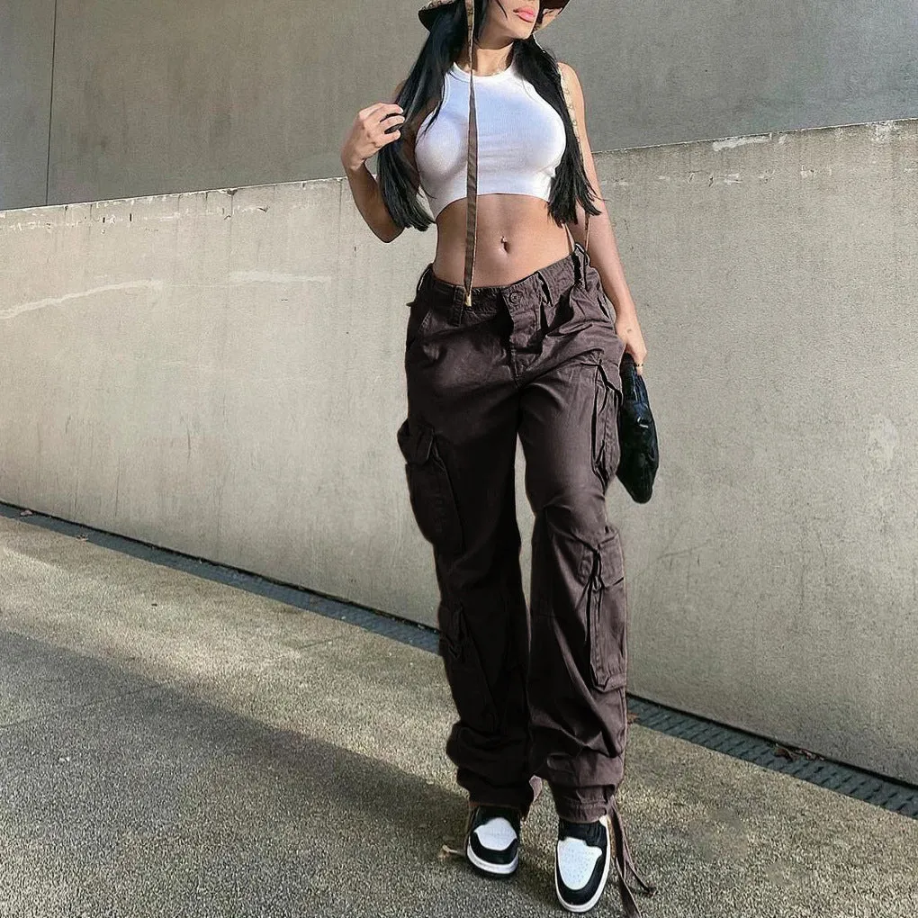 High-waisted overalls-D168 | Inspanda
