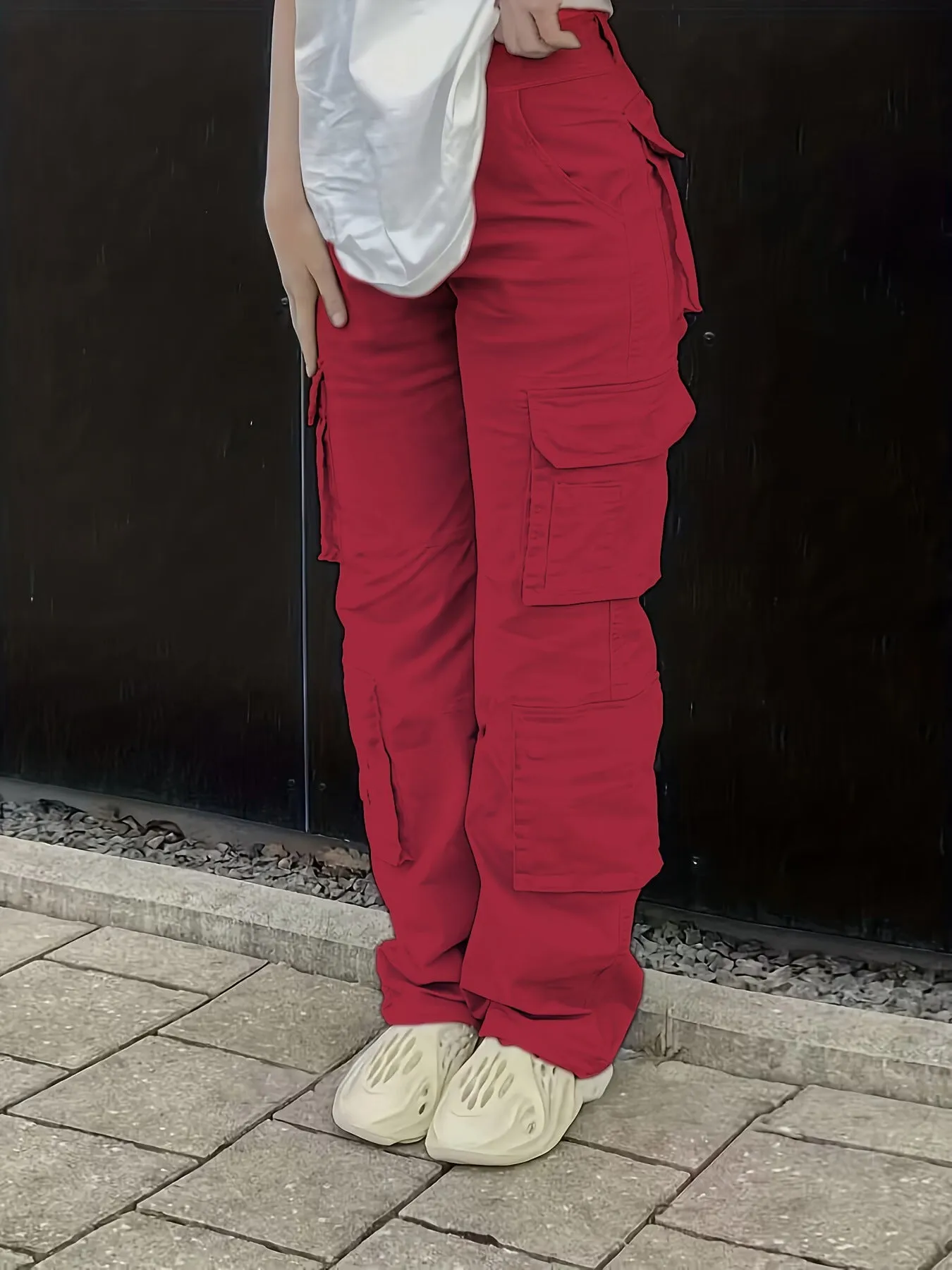 High-waisted overalls-D168 | Inspanda