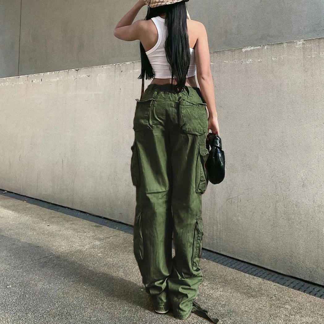 High-waisted overalls-D168 | Inspanda
