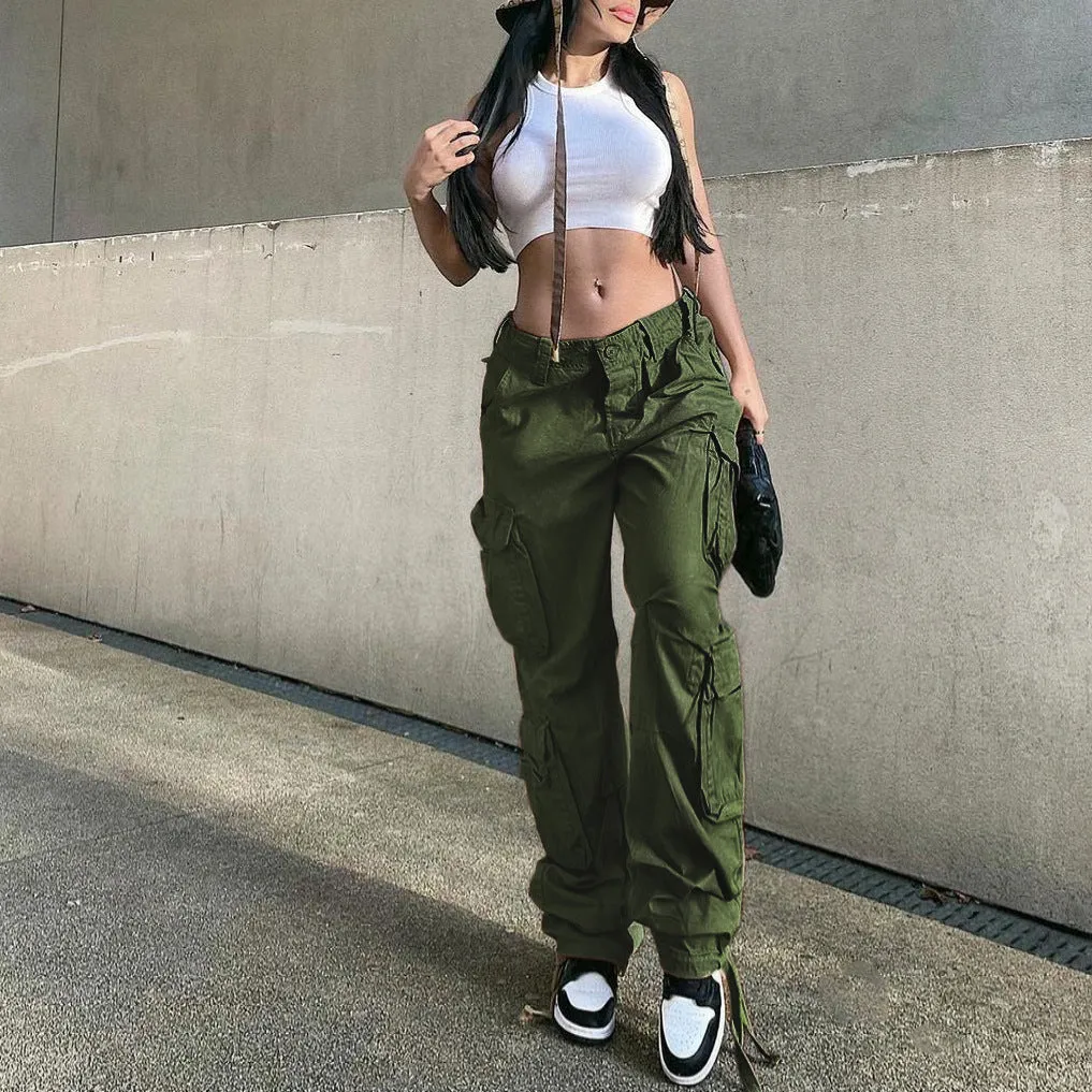 High-waisted overalls-D168 | Inspanda