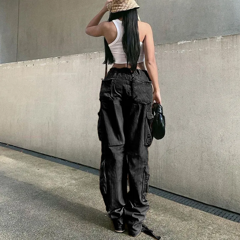 High-waisted overalls-D168 | Inspanda