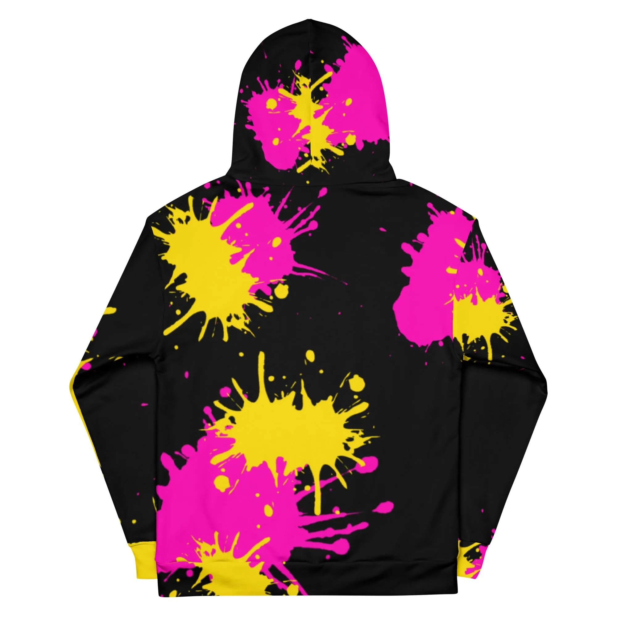 Hippy Mood Color Splash Pullover Hoodie