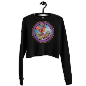 Horsing Around Crop Sweatshirt