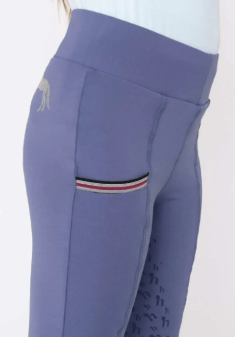 Horze Riding Tights Girls Jaylani Full Grip