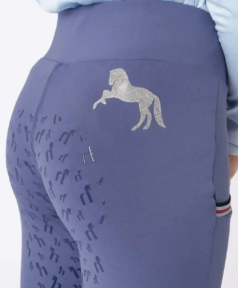 Horze Riding Tights Girls Jaylani Full Grip