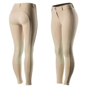 Horze Women's Ella Pull-On Knee Patch Tights