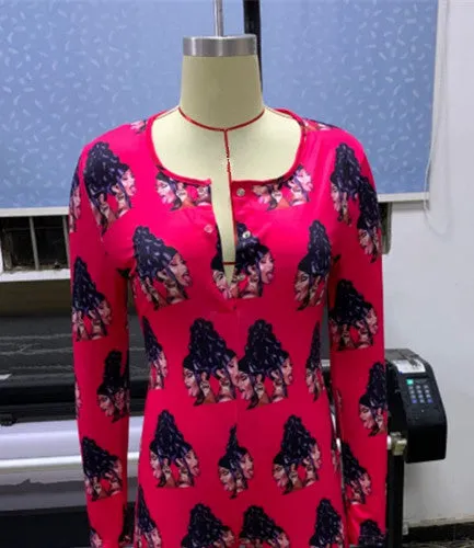 Hot selling printed jumpsuit