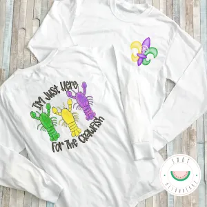 I'm Just Here For The Crawfish Toddler, Youth or Adult Tee